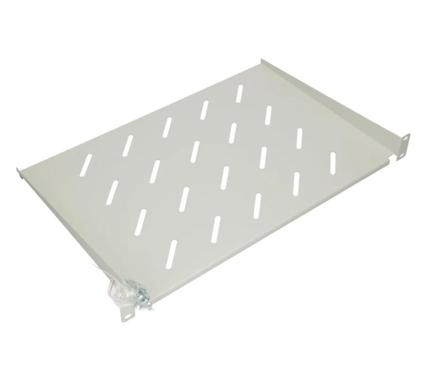 ExtraLink Półka do szaf wiszących 19" 300MM 1U (szara) - 492979 - zdjęcie
